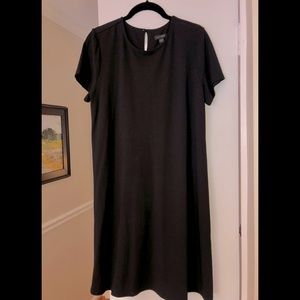 J Jill Wearever perfect black t-shirt dress, new with tags